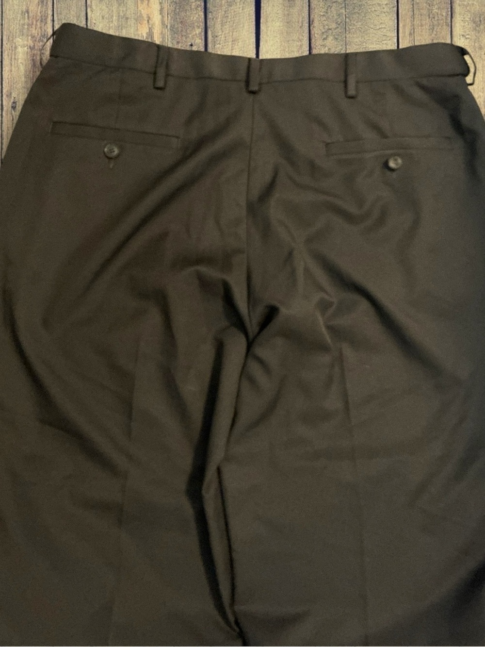 ๐ผHaggar Men's Dark Gray Dress Pants - Picture 3 of 5
